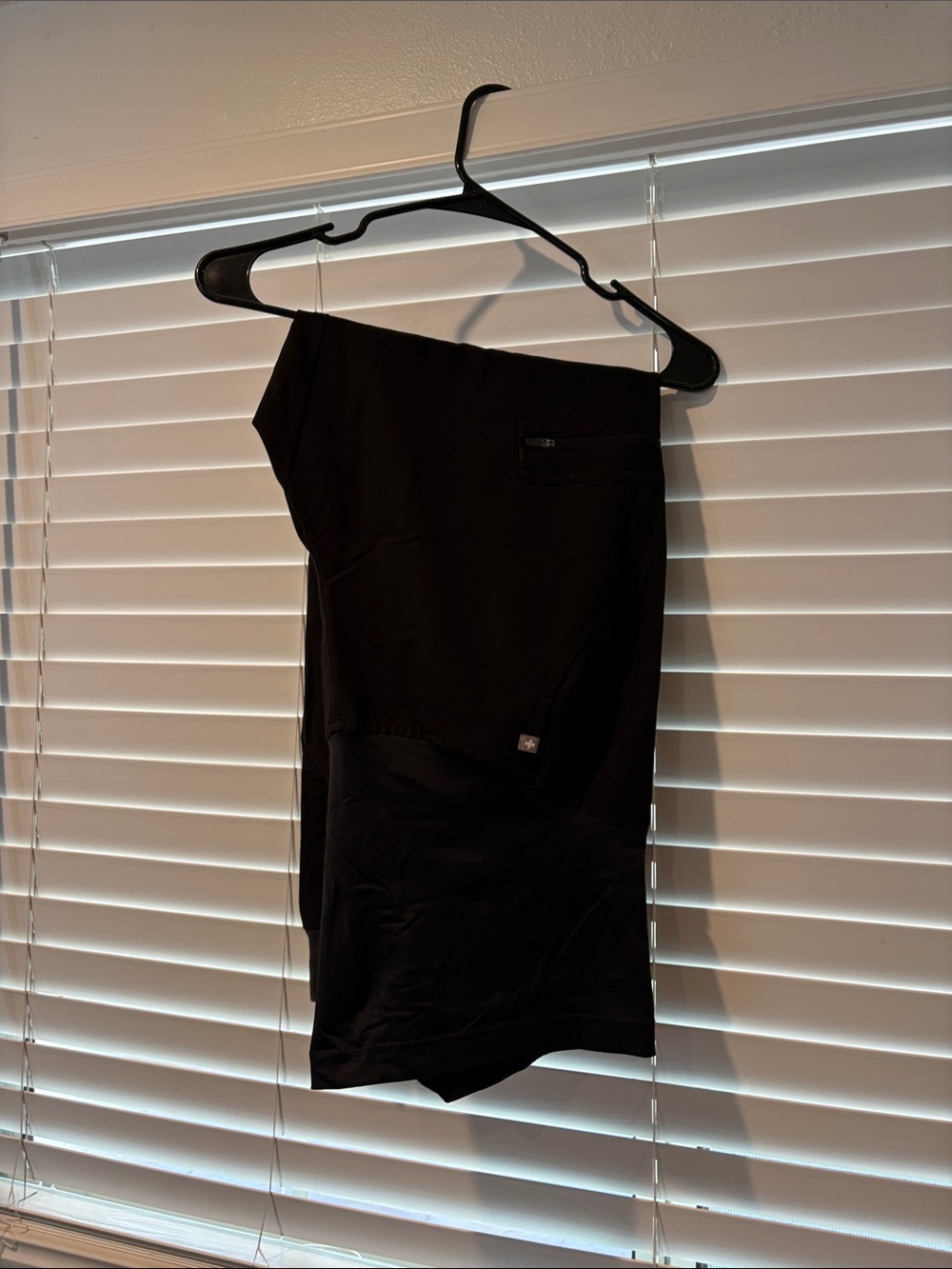Black Maternity Scrub Pants Figs